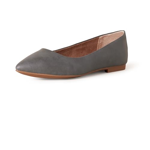 Amazon Essentials Damen Ballerinas mit spitzem Zehenbereich, Dunkelgrau, 40 EU Weit Amazon Essentials Damen Ballerinas mit spitzem Zehenbereich, Dunkelgrau, 40 EU Weit von Amazon Essentials