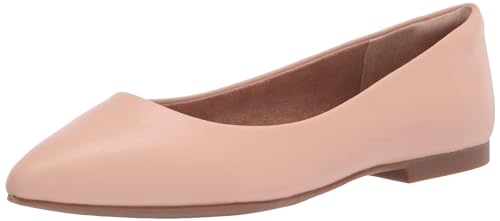 Amazon Essentials Damen Ballerinas mit spitzem Zehenbereich, Gehaucht Rosa, 36.5 EU von Amazon Essentials