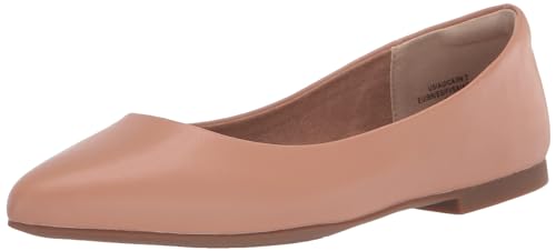 Amazon Essentials Damen Ballerinas mit spitzem Zehenbereich, Helles Kamelbraun, 39 EU Weit von Amazon Essentials