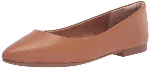 Amazon Essentials Damen Ballerinas mit spitzem Zehenbereich, Kamelbraun, 37 EU von Amazon Essentials