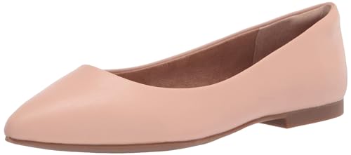Amazon Essentials Damen Ballerinas mit spitzem Zehenbereich, Zartrosa, 44 EU Weit von Amazon Essentials