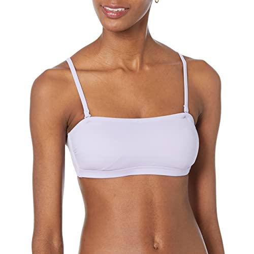 Amazon Essentials Damen Bandeau-Badeoberteil (In Übergröße Erhältlich) - Auslauffarben, Lavendel, XL Große Größen von Amazon Essentials
