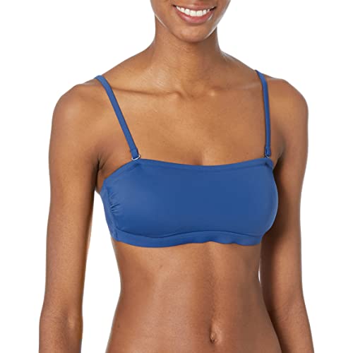 Amazon Essentials Damen Bandeau-Badeoberteil (in Übergröße erhältlich), Tiefblau, 38 von Amazon Essentials