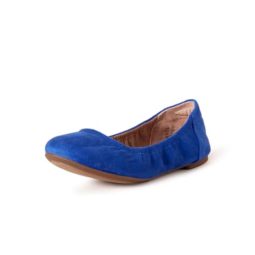 Amazon Essentials Damen Ballerinas Belice Zum Hineinschlüpfen, Dunkelblau, 38 EU Weit von Amazon Essentials