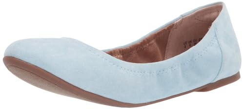 Amazon Essentials Damen Ballerinas Belice Zum Hineinschlüpfen, Hellblau, 39.5 EU Weit von Amazon Essentials