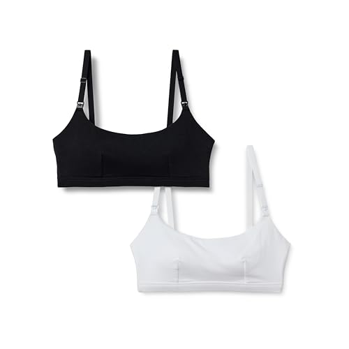 Amazon Essentials Damen Bequemer Still-BH Aus Baumwolljersey, 2er-Pack, Schwarz/Weiß, XXL Amazon Essentials Damen Bequemer Still-BH Aus Baumwolljersey, 2er-Pack, Schwarz/Weiß, XXL von Amazon Essentials