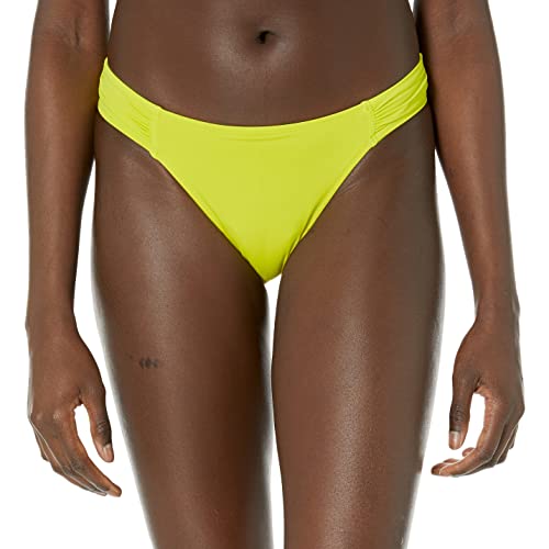 Amazon Essentials Damen Bikini-Unterteil mit Einsatz an der Seite, Bademode, Lindgrün, 40 von Amazon Essentials