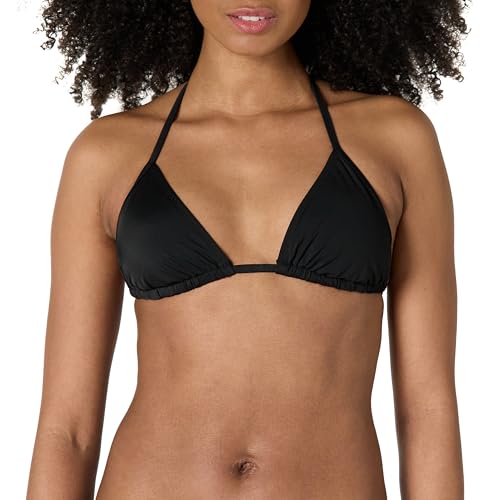 Amazon Essentials Damen Bikinioberteil mit Triangelkörbchen, Verwaschenes Schwarz, 38 von Amazon Essentials