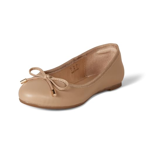 Amazon Essentials Damen Billie Ballerinas, Beige, 36.5 EU von Amazon Essentials