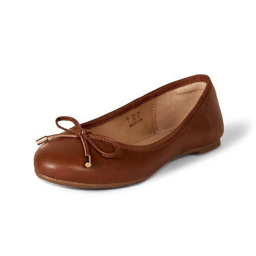 Amazon Essentials Damen Billie Ballerinas, Bräunen, 38 EU von Amazon Essentials