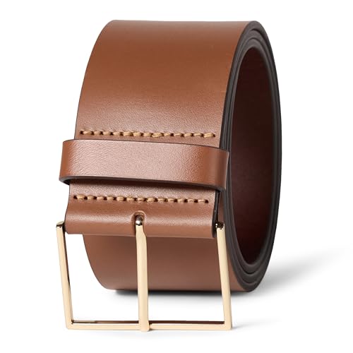 Amazon Essentials Damen Breiter Ledergürtel, Bräunen, XXL Große Größen Amazon Essentials Damen Breiter Ledergürtel, Bräunen, XXL Große Größen von Amazon Essentials