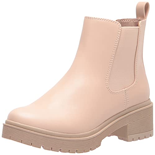 Amazon Essentials Damen Chelsea-Kampfstiefel, Gehaucht Rosa, 37.5 EU von Amazon Essentials