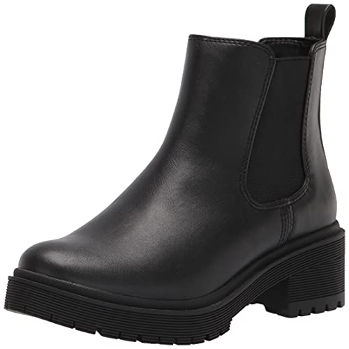 Amazon Essentials Damen Chelsea-Kampfstiefel, Schwarz, 36 EU von Amazon Essentials