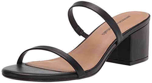 Amazon Essentials Damen Dünne Pantolette mit Zwei Riemen und Absatz, Schwarz, 41 EU Amazon Essentials Damen Dünne Pantolette mit Zwei Riemen und Absatz, Schwarz, 41 EU von Amazon Essentials