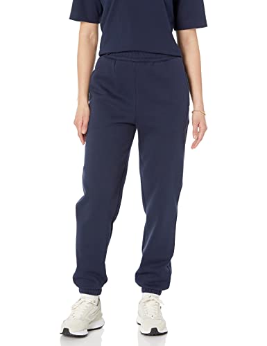 Amazon Essentials Damen Entspannte Jogginghose Mit Hoher Taille (In Übergröße Erhältlich), Marineblau, M von Amazon Essentials