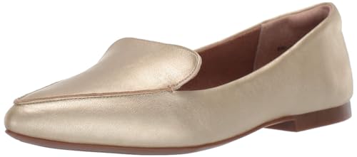 Amazon Essentials Damen Flacher Loafer, Gold, 38.5 EU Weit von Amazon Essentials