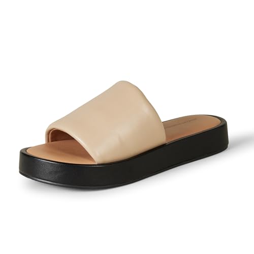 Amazon Essentials Damen Flatform-Schlappensandale, Sand, 39.5 EU Amazon Essentials Damen Flatform-Schlappensandale, Sand, 39.5 EU von Amazon Essentials