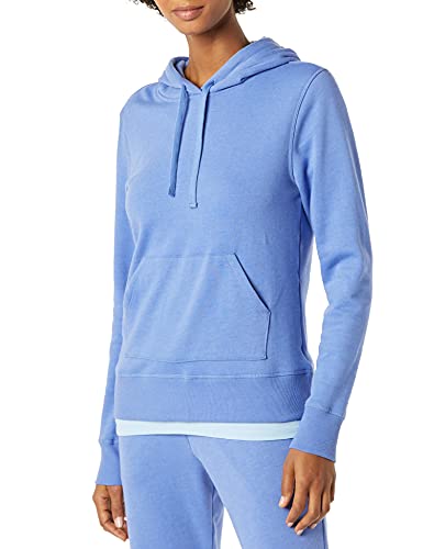 Amazon Essentials Damen Fleece-Kapuzenpullover in normaler Passform (in Übergröße erhältlich), Blau Heide, L von Amazon Essentials