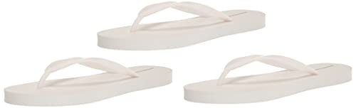 Amazon Essentials Damen Flipflops, 3er-Pack, Grellweiß, 38 EU von Amazon Essentials