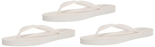 Amazon Essentials Damen Flipflops, 3er-Pack, Grellweiß, 41 EU von Amazon Essentials