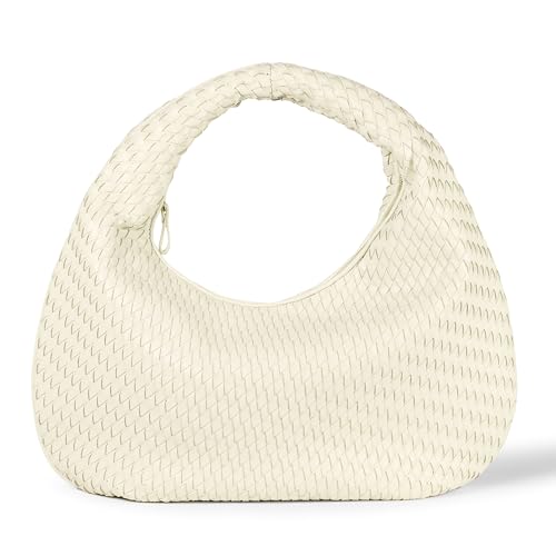 Amazon Essentials Damen Gewebte Umhängetasche, Gebrochenes Weiß, Einheitsgröße von Amazon Essentials