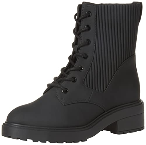 Amazon Essentials Damen Gummierter Springerstiefel mit Dicker Außensohle, Schwarz, 37 EU Weit Amazon Essentials Damen Gummierter Springerstiefel mit Dicker Außensohle, Schwarz, 37 EU Weit von Amazon Essentials
