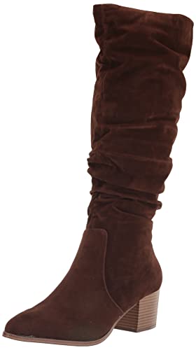 Amazon Essentials Damen Hohe Stiefel Mit Blockabsatz, Dunkles Toffee Braun, 39 EU Amazon Essentials Damen Hohe Stiefel Mit Blockabsatz, Dunkles Toffee Braun, 39 EU von Amazon Essentials