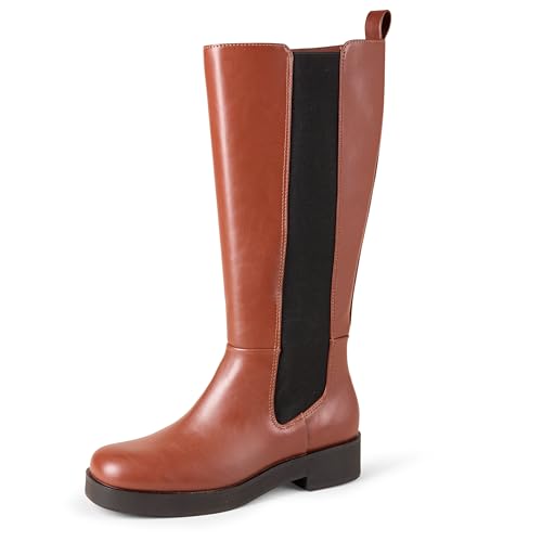 Amazon Essentials Damen Hoher Stiefel mit Zwickel, Kastanienbraun, 40 EU Amazon Essentials Damen Hoher Stiefel mit Zwickel, Kastanienbraun, 40 EU von Amazon Essentials