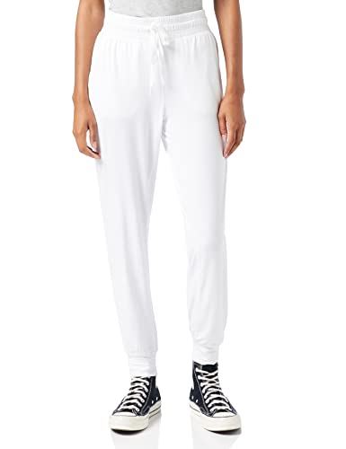 Amazon Essentials Damen Jogginghose aus Angerautem Tech-Stretch (Erhältlich in Übergröße), Weiß, XXL von Amazon Essentials