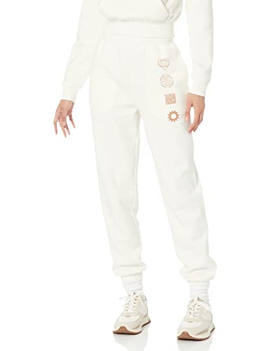 Amazon Essentials Damen Jogginghose mit lockerer Passform (in Übergröße erhältlich), Eierschalenweiß, XS von Amazon Essentials