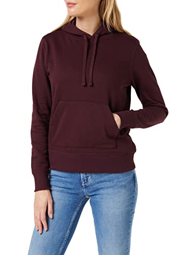 Amazon Essentials Damen Fleece-Kapuzenpullover in normaler Passform (in Übergröße erhältlich), Burgunderrot, S von Amazon Essentials