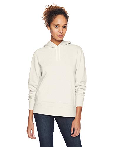 Amazon Essentials Damen Fleece-Kapuzenpullover in normaler Passform (in Übergröße erhältlich), Haferbeige Meliert, L von Amazon Essentials