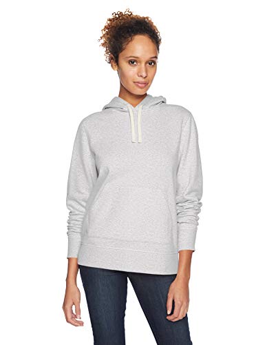 Amazon Essentials Damen Fleece-Kapuzenpullover (in Übergröße erhältlich), Hellgrau Meliert, XS von Amazon Essentials