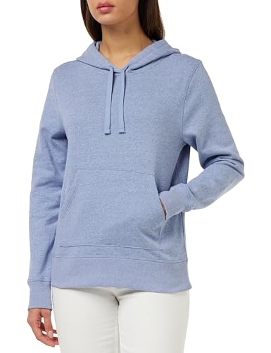 Amazon Essentials Damen Fleece-Kapuzenpullover (in Übergröße erhältlich), Indigoblau Meliert, L von Amazon Essentials