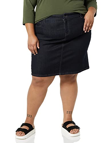 Amazon Essentials Damen Klassischer 5-Pocket-Jeansrock (erhältlich in Übergröße), Rinse Waschung, 50 Große Größe von Amazon Essentials