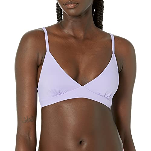 Amazon Essentials Damen Klassisches Bikini-Oberteil, Leichter Halt, Bademode, Lavendel, 44 von Amazon Essentials