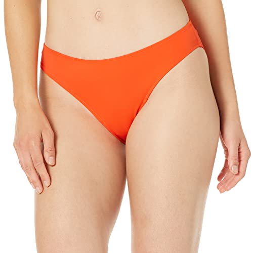 Amazon Essentials Damen Klassisches Bikini-Unterteil, Bademode, Orange, 42 von Amazon Essentials