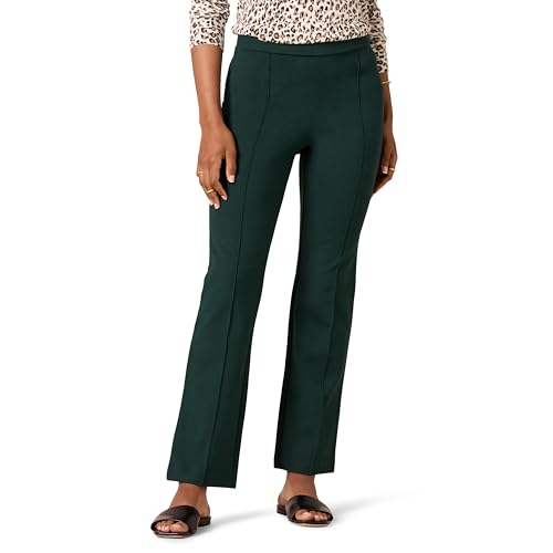 Amazon Essentials Damen Knöchellange Schlupfhose Aus Ponte Mit Mittelhohem Bund, Dunkelgrün, XXL Amazon Essentials Damen Knöchellange Schlupfhose Aus Ponte Mit Mittelhohem Bund, Dunkelgrün, XXL von Amazon Essentials