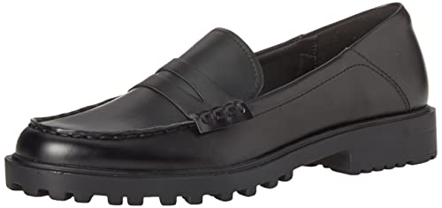 Amazon Essentials Damen Konstruierter Loafer, Schwarz, 42 EU von Amazon Essentials