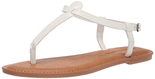 Amazon Essentials Damen Lässige Zehenstegsandale mit Knöchelriemen, Weiß, 38.5 EU Weit Amazon Essentials Damen Lässige Zehenstegsandale mit Knöchelriemen, Weiß, 38.5 EU Weit von Amazon Essentials