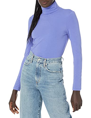 Amazon Essentials Damen Langärmliger Rollkragenpullover (in Übergröße erhältlich), Lila Blau, 6XL Große Größen von Amazon Essentials