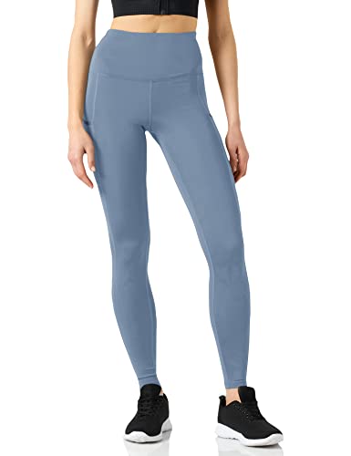 Amazon Essentials Damen Lauf-Leggings mit Hohem Bund, Verwaschenes Blau, 38 von Amazon Essentials