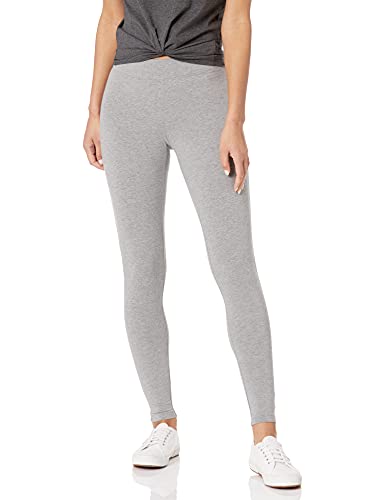 Amazon Essentials Damen Leggings, Grau Meliert, XS Lang von Amazon Essentials