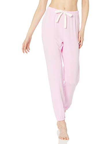 Amazon Essentials Damen Leichte Lounge-Joggingpyjamahose aus Terry-Frottee (Erhältlich in Übergröße), Hellrosa, M von Amazon Essentials