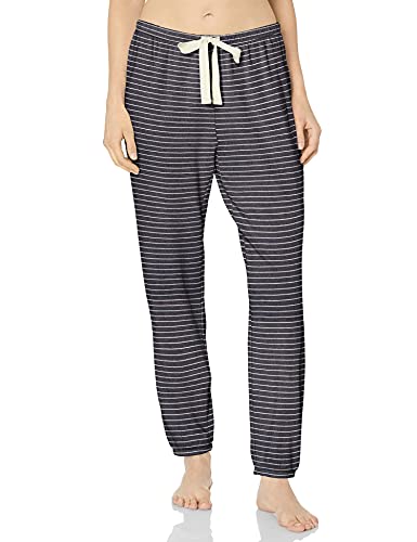 Amazon Essentials Damen Leichte Lounge-Joggingpyjamahose aus Terry-Frottee (Erhältlich in Übergröße), Marineblau Streifen, S von Amazon Essentials