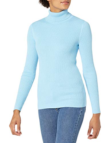 Amazon Essentials Damen Leichter Langarm-Rollkragenpullover mit schmaler Passform, Himmelblau, XXL Amazon Essentials Damen Leichter Langarm-Rollkragenpullover mit schmaler Passform, Himmelblau, XXL von Amazon Essentials