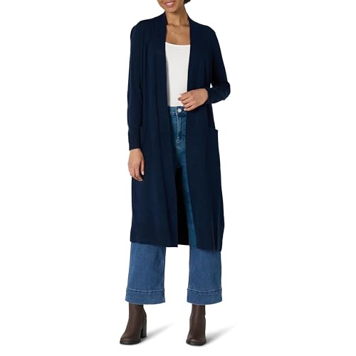Amazon Essentials Damen Leichter Strickpullover in Dusterlänge, Marineblau, XXL Amazon Essentials Damen Leichter Strickpullover in Dusterlänge, Marineblau, XXL von Amazon Essentials