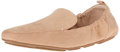 Amazon Essentials Damen Loafer Zum Hineinschlüpfen Mit Eckiger Zehenpartie, Sand Mikro Wildleder, 39 EU von Amazon Essentials