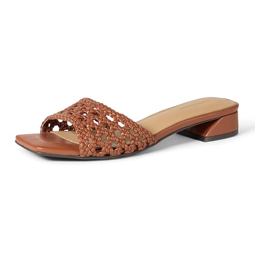 Amazon Essentials Damen Mini Heel Mule Sandals, Hellbraunes Rohrgewebe, 40 EU Amazon Essentials Damen Mini Heel Mule Sandals, Hellbraunes Rohrgewebe, 40 EU von Amazon Essentials