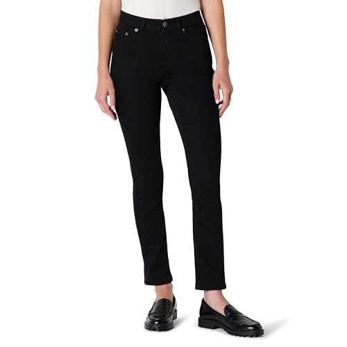 Amazon Essentials Damen Mittelelastische, Slim-FitJeans mit mittelhohem Bund und geradem Bein, Schwarz, 42 Amazon Essentials Damen Mittelelastische, Slim-FitJeans mit mittelhohem Bund und geradem Bein, Schwarz, 42 von Amazon Essentials